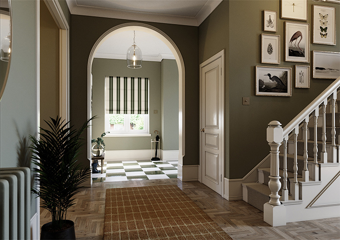 The British Stripe Co. Edward, Chilterns No.1 - Twist&Fit Roman Blind - Image 7